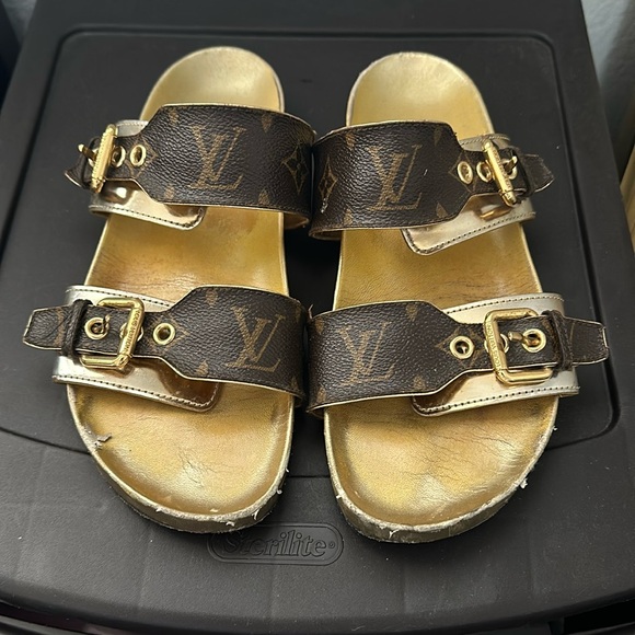 PROJECT- Authentic BOM DIA MULE Louis Vuitton Sz. 37 - Picture 1 of 6